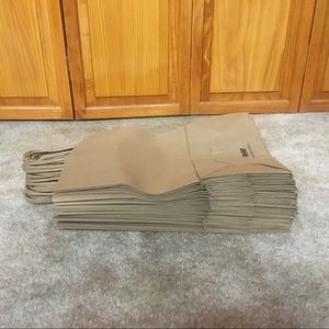 Shopping bags, size 10x5x9, brown, packs of 25
